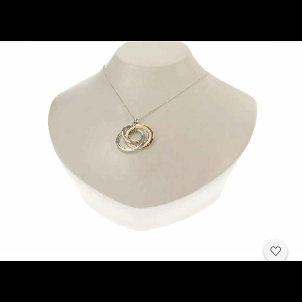 Tiffany & Co Silver 3 Circle medium Necklace